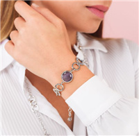 Bracciale Boccadamo Donna Crisette in Bronzo Cristallo XB1037V - XB1037V